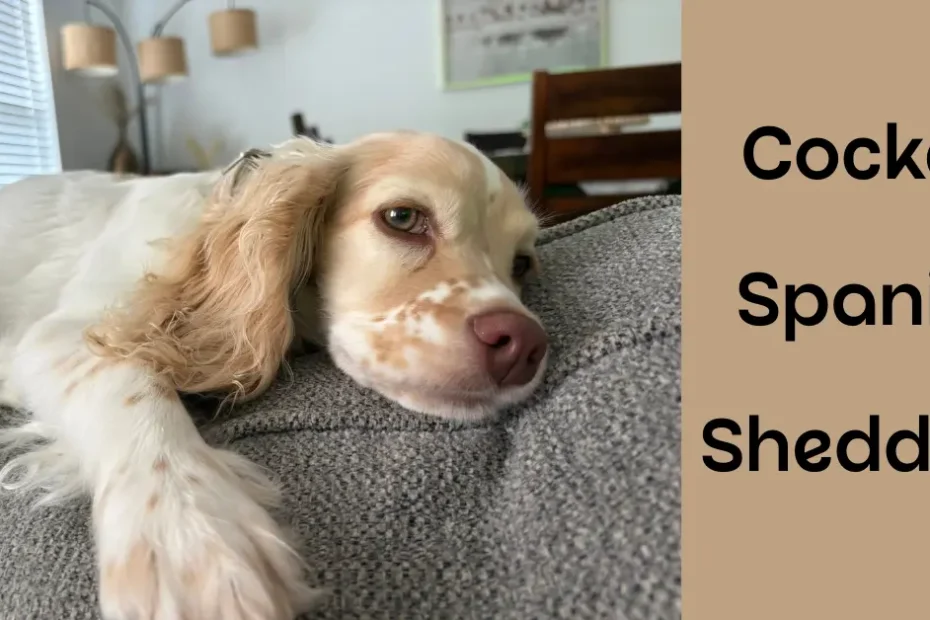 How much do cocker spaniels shed
